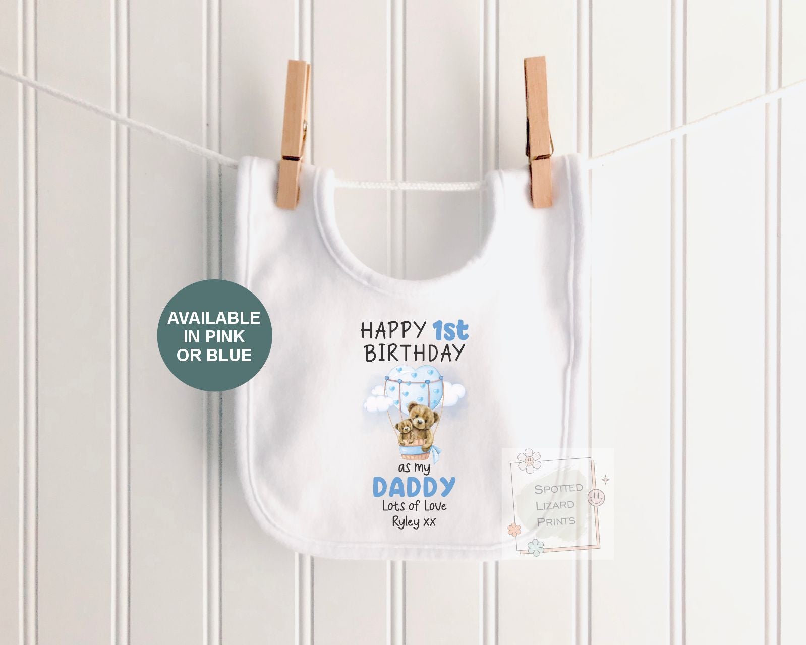 Personalised 1st Birthday Outfit | Happy 1st Birthday as My Daddy Gift, Custom Baby T-Shirt, Bodysuit or Sleepsuit, 1st Birthday as my Daddy