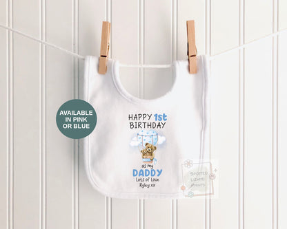 Personalised 1st Birthday Outfit | Happy 1st Birthday as My Daddy Gift, Custom Baby T-Shirt, Bodysuit or Sleepsuit, 1st Birthday as my Daddy