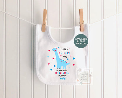 Personalized First Mother's Day Baby Bodysuit, Custom Dinosaur Baby Vest, Roarsome Mummy Gift, Mother's Day Baby Outfit, Baby Shower Gift