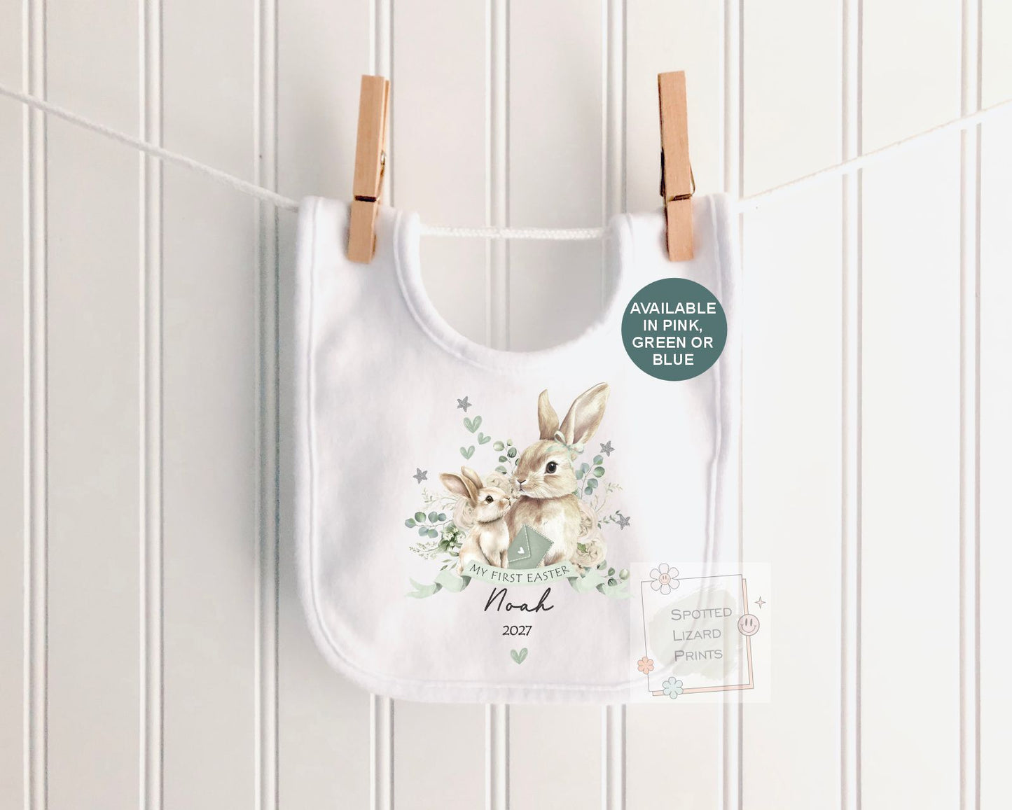 Personalised My first Easter, Baby Sleepsuit, Vest or T-shirt, Easter Clothing, Baby's 1st Easter, Baby Easter onsie, Easter Pyjamas
