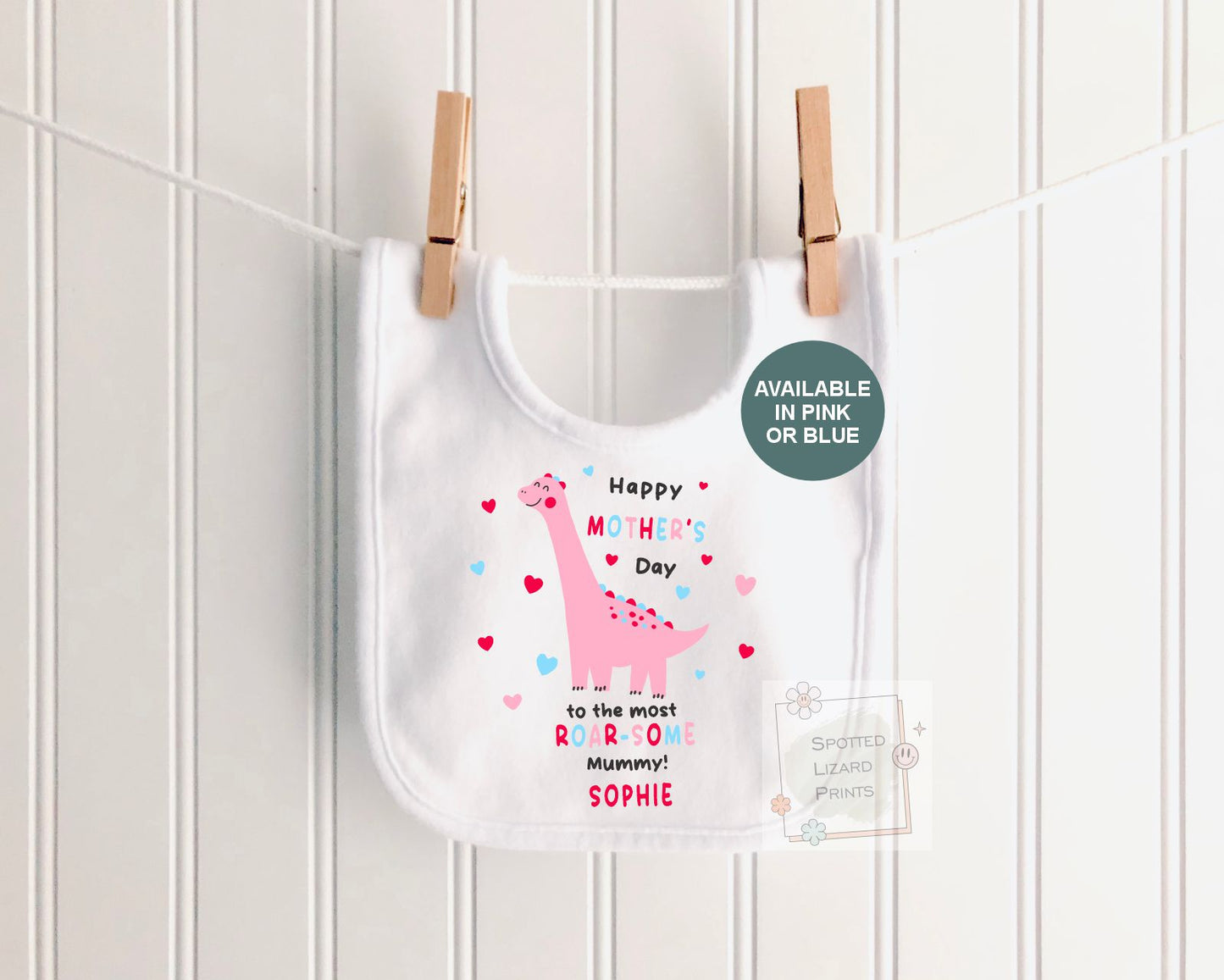Personalized First Mother's Day Baby Bodysuit, Custom Dinosaur Baby Vest, Roarsome Mummy Gift, Mother's Day Baby Outfit, Baby Shower Gift
