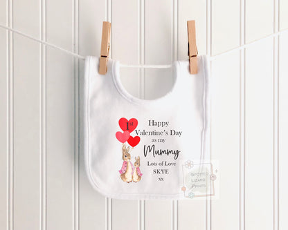 Personalised First Valentine's Day as my mummy  Baby Bodysuit, Baby Valentine's Outfit | Valentines Sleepsuit, First Valentine Sweatshirt