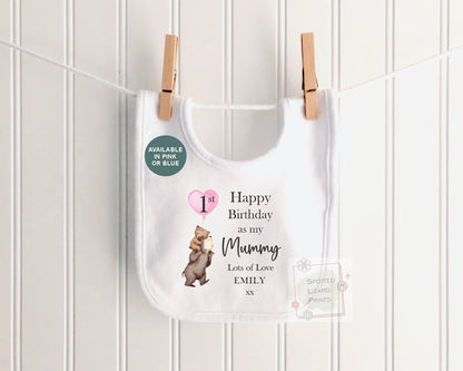 Personalised First Birthday as My Mummy Bodysuit, Baby First Birthday Outfit, Custom Birthday Baby Vest, Baby Gift from Son or Daughter