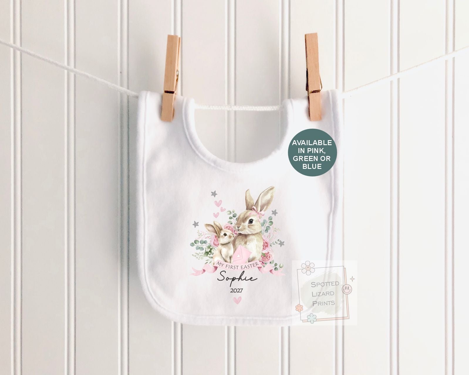 Personalised My first Easter, Baby Sleepsuit, Vest or T-shirt, Easter Clothing, Baby's 1st Easter, Baby Easter onsie, Easter Pyjamas