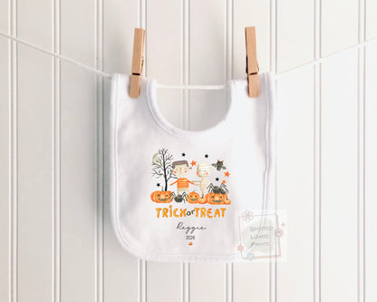 Personalised First Halloween Baby Outfit | My 1st Halloween Sleepsuit, Vest or T-shirt - Halloween Trick or Treat
