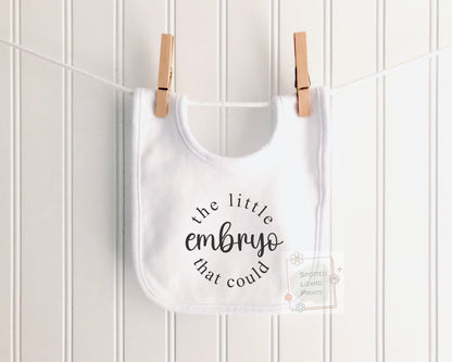 The Little Embryo That Could Baby Sleepsuit, Vest | IVF Baby Announcement Outfit | Rainbow Baby Gift | IVF Journey Bodysuit | Baby Keepsake