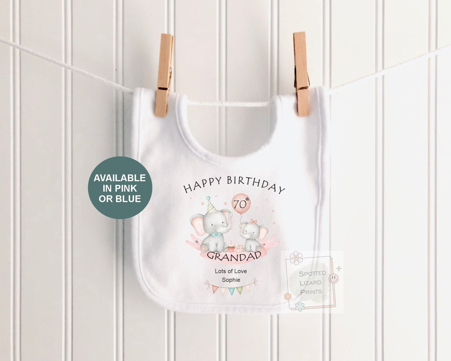 Personalised Grandad Birthday Baby Outfit, 60th 70th 80th Grandad Gift, Baby Vest Sleepsuit T-Shirt, Happy Birthday Grandpa from Baby