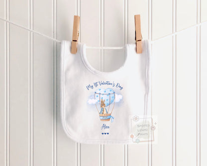 Personalised My 1st Valentine's Day Baby, 1st Valentine's Day Baby Sleepsuit & Vest, Valentine Sweatshirt My First Valentine’s Day Baby Grow