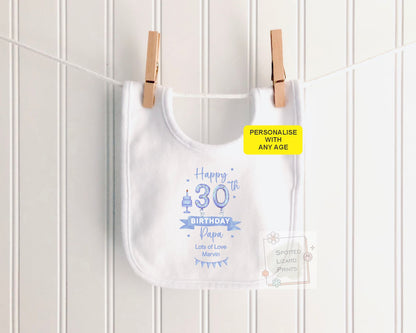 Happy 30th, 40th, 50th, 60th Birthday DADDY Baby Boy Outfit (First Birthday 1st Birthday Daddy Dad Birthday l New Dad Gift | Love My Dad)