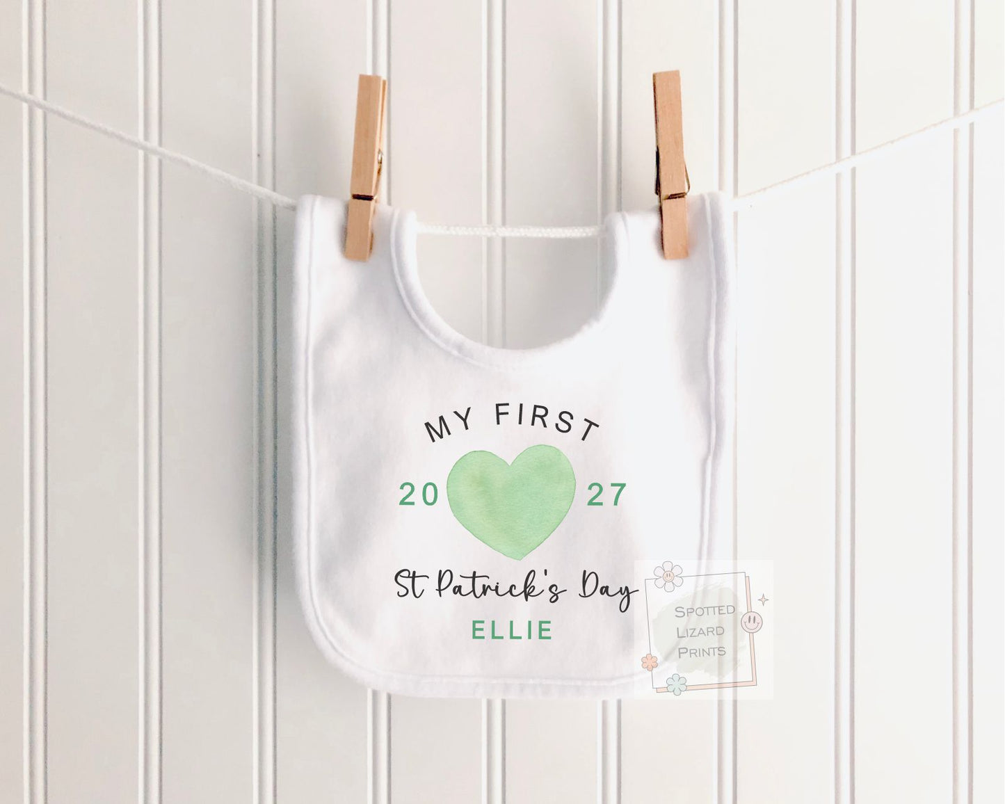 Personalized First St Patrick's Day Baby Outfit | Mo Chéad Lá Fhéile Pádraig Sleepsuit | Irish T-shirt | St Patrick's Day Sweatshirt