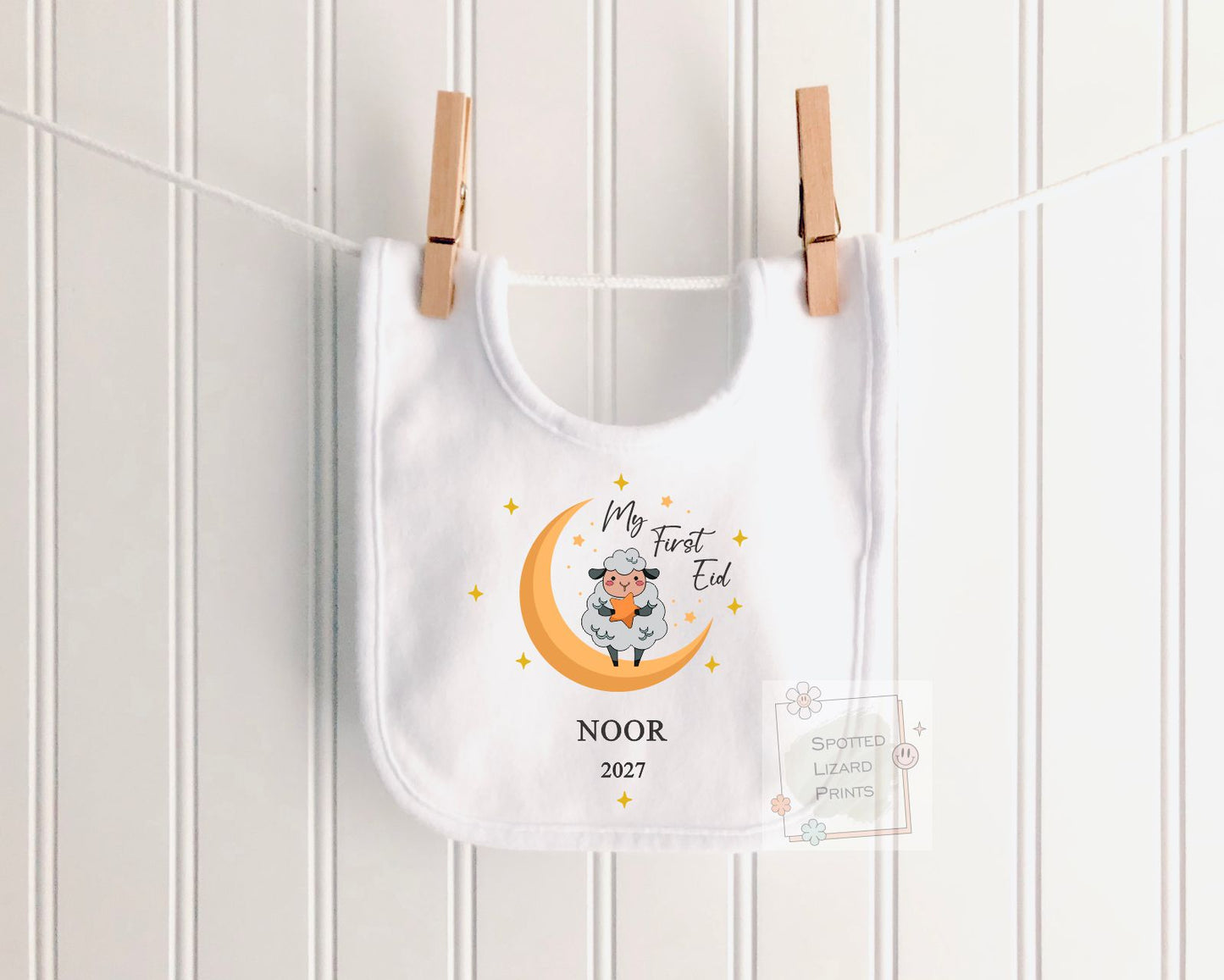 My First Eid Mubarak Baby Bodysuit | Personalized Baby Eid Outfit | Eid al-Fitr or Eid al-Adha | First Eid Gift | Ramadan Baby Sleepsuit