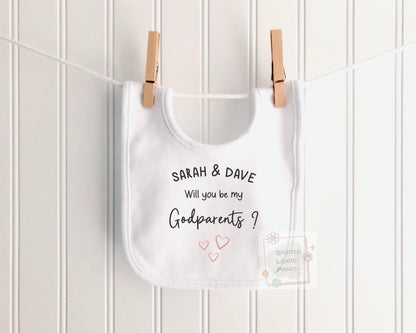 Personalised Godparents Proposal Baby Vest, Will You Be My Godparents Baby Sleepsuit, Custom Christening Proposal Outfit, Baptism Gift