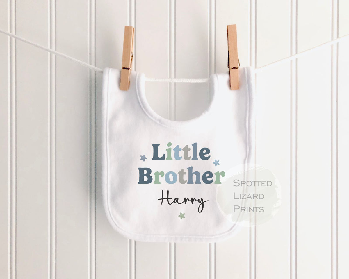 Personalised Pastel Big Brother, Big Sister, Little Brother, Little Sister, T-Shirts for Kids - Pregnancy Announcement Gift