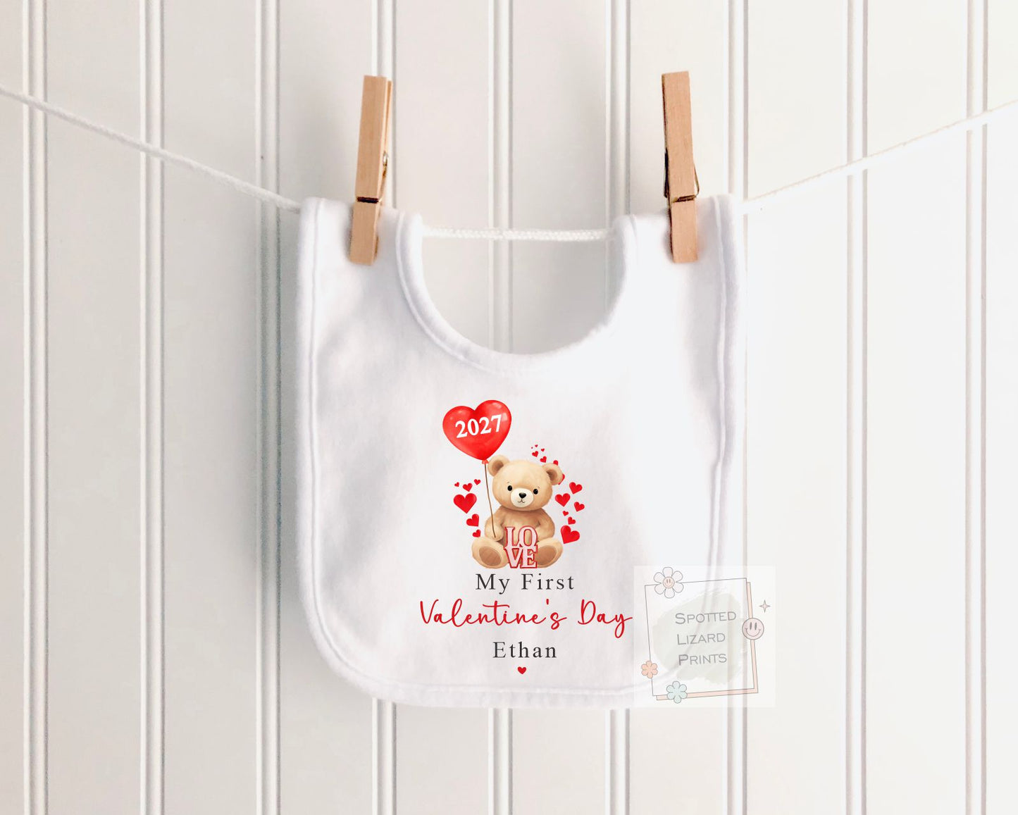 Personalised My First Valentine's Day Baby tee | 1st Valentine's Day Baby Sleepsuit & Vest | Baby Valentine Outfit | Valentine Sweatshirt