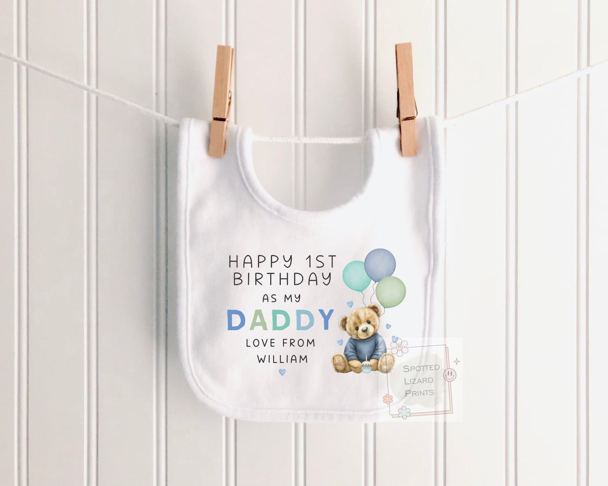 Happy Birthday Daddy Babygrow, 1st Birthday as my Daddy, Daddy Birthday Gift, Dad Birthday Gift, New Dad Gift, Birthday Baby vest, Sleepsuit