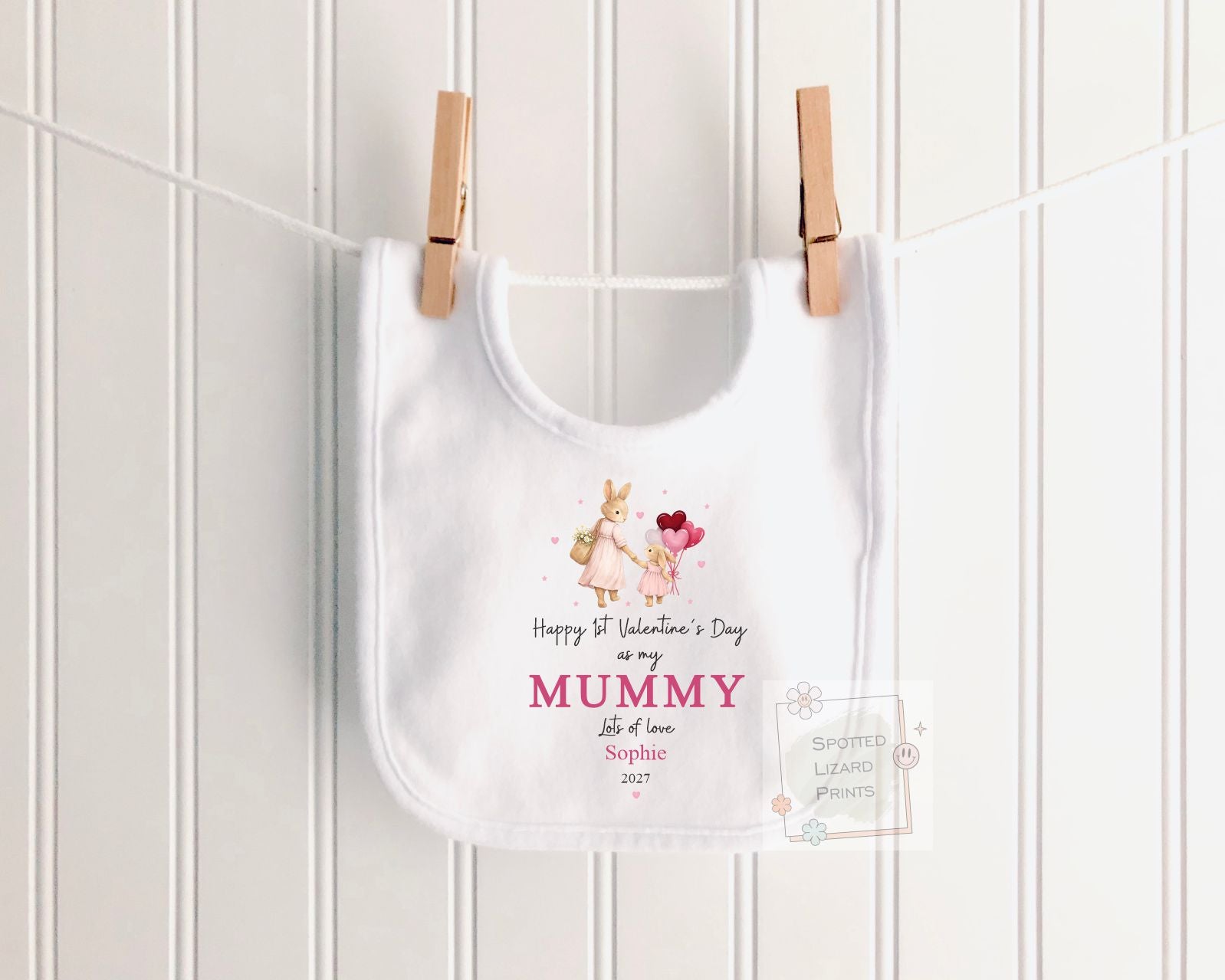 Happy 1st Valentine's Day as My Mummy | Personalised Baby Valentine's Outfit | Valentines Sleepsuit | First Valentine  Sweatshirt
