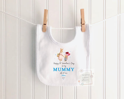 Happy 1st Valentine's Day as My Mummy | Personalised Baby Valentine's Outfit | Valentines Sleepsuit | First Valentine  Sweatshirt