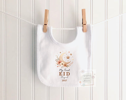 My First Eid Mubarak Baby Bodysuit | Personalized Baby Eid Outfit | Eid al-Fitr or Eid al-Adha | First Eid Gift | Ramadan Baby Sleepsuit