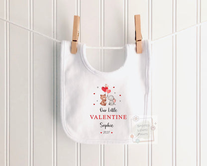 Personalised Our Little Valentine Baby Bodysuit | 1st Valentine's Day Baby Sleepsuit & Vest | Baby Valentine Outfit | Valentine Sweatshirt