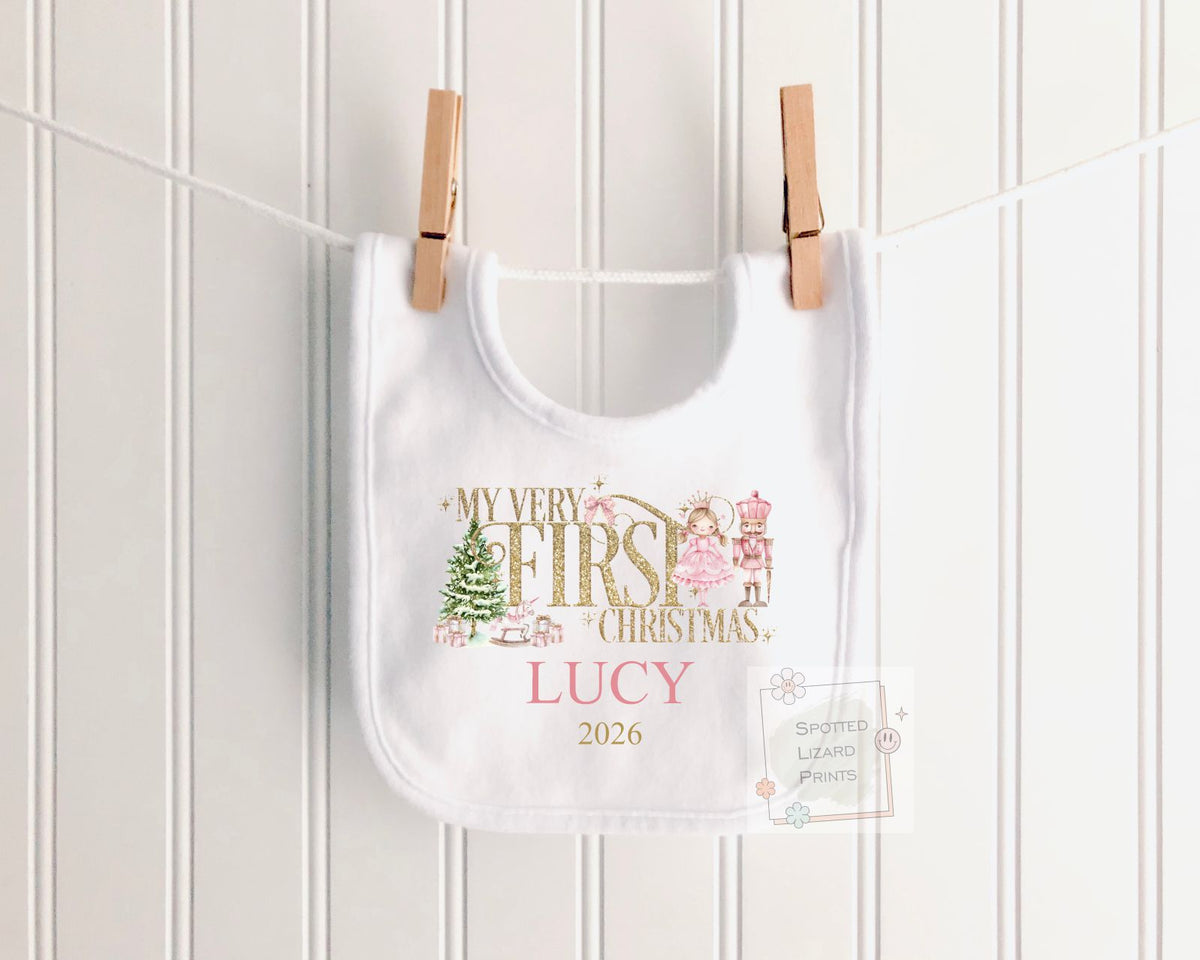 Personalised First Christmas Baby Sleepsuit- My First Christmas Jumper - First Christmas Baby Vest, 1st Xmas, First Christmas Sweatshirt