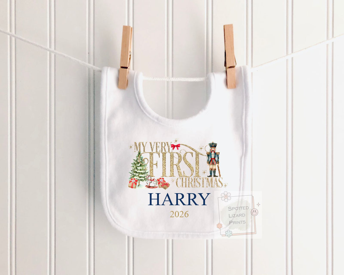 Personalised First Christmas Baby Sleepsuit- My First Christmas Jumper - First Christmas Baby Vest, 1st Xmas, First Christmas Sweatshirt