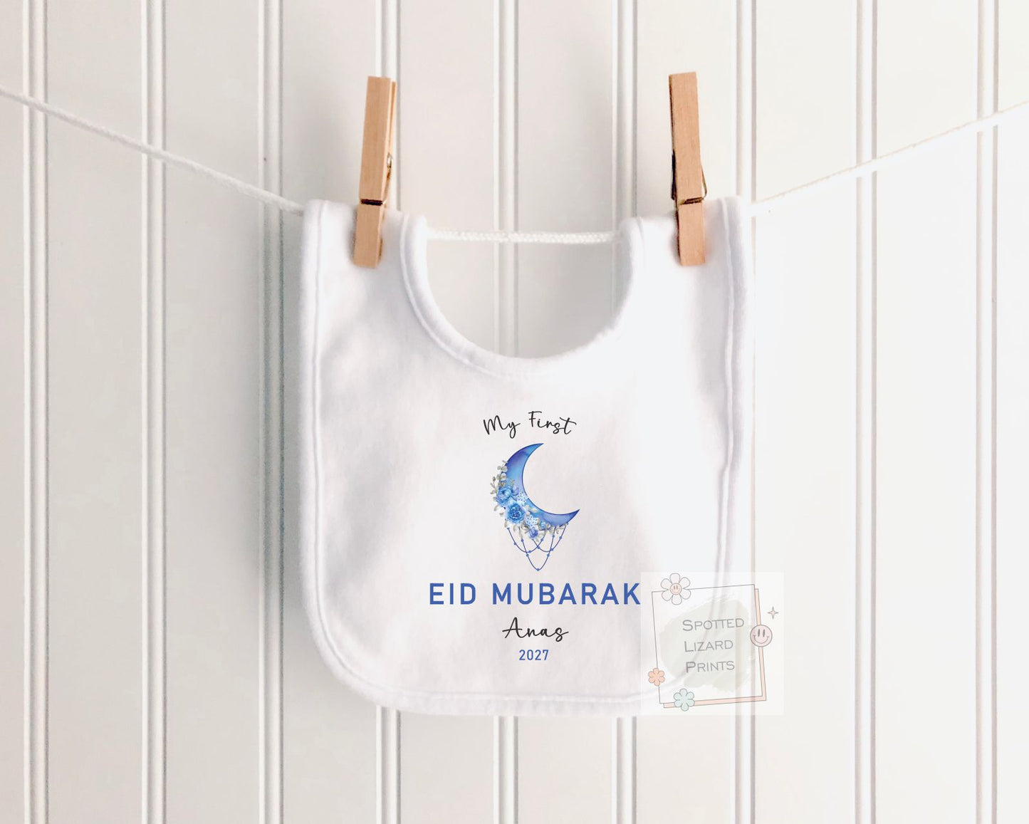 My First Eid Mubarak Baby Bodysuit | Personalized Baby Eid Outfit | Eid al-Fitr or Eid al-Adha | First Eid Gift | Ramadan Baby Sleepsuit