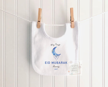 My First Eid Mubarak Baby Bodysuit | Personalized Baby Eid Outfit | Eid al-Fitr or Eid al-Adha | First Eid Gift | Ramadan Baby Sleepsuit