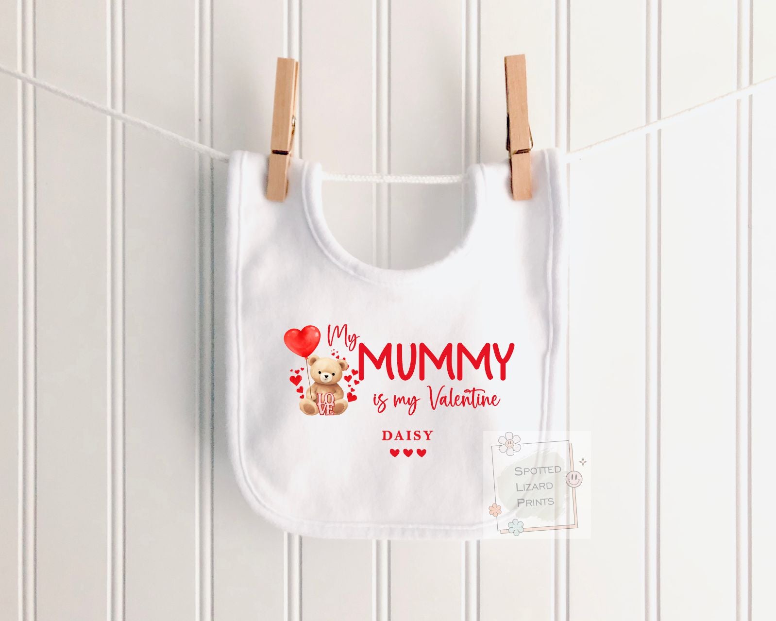 My Mummy Is My Valentine Outfit | Personalized Baby Valentine's Sleepsuit | Custom Baby Name Shirt | Baby Valentine's Sweatshirt