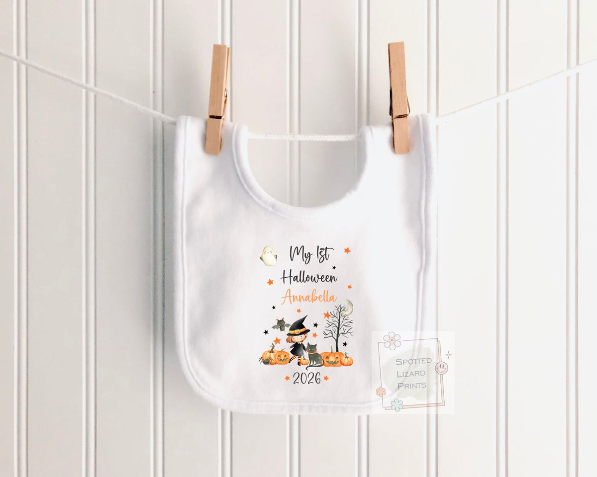 Personalised First Halloween Baby outfit | Baby Halloween Costume Gift | First Halloween Sleepsuit or Vest