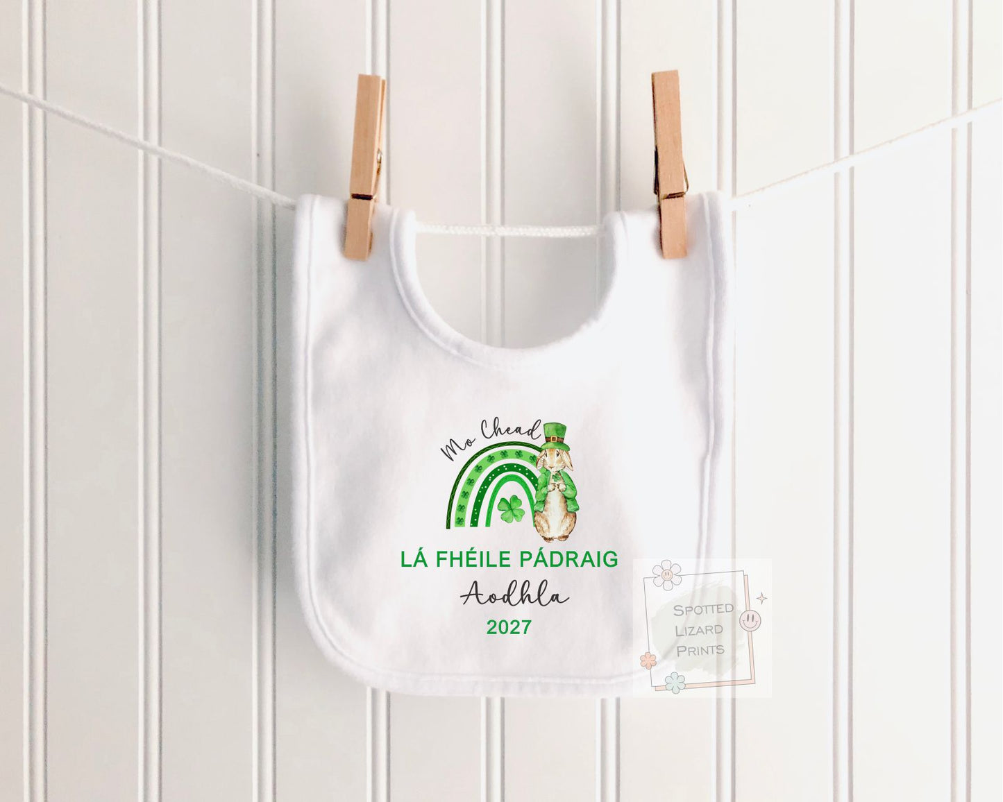 Personalized First St Patrick's Day Baby Outfit | Mo Chéad Lá Fhéile Pádraig Sleepsuit | Irish T-shirt | St Patrick's Day Sweatshirt