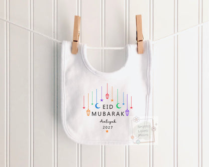 My First Eid Mubarak Baby Bodysuit | Personalized Baby Eid Outfit | Eid al-Fitr or Eid al-Adha | First Eid Gift | Ramadan Baby Sleepsuit