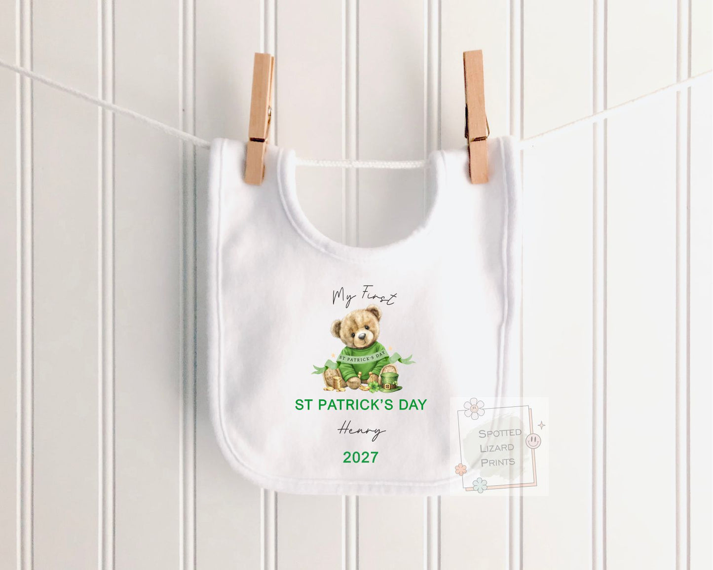 Personalized First St Patrick's Day Baby Outfit | Mo Chéad Lá Fhéile Pádraig Sleepsuit | Irish T-shirt | St Patrick's Day Sweatshirt