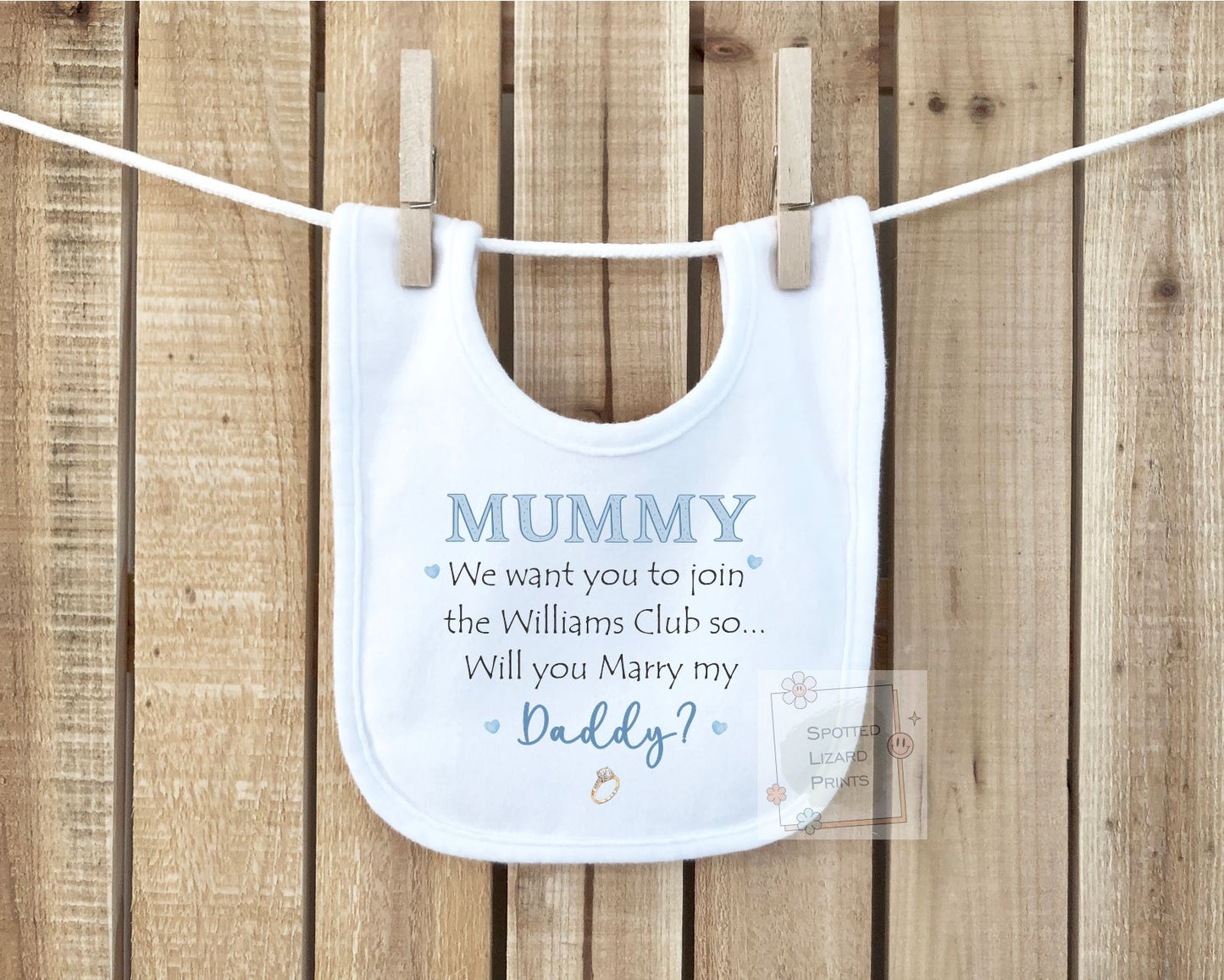 Will You Marry My Daddy Baby Grow | Personalised Proposal Baby Vest | Marriage Proposal Outfit | Engagement Announcement Engagement Idea