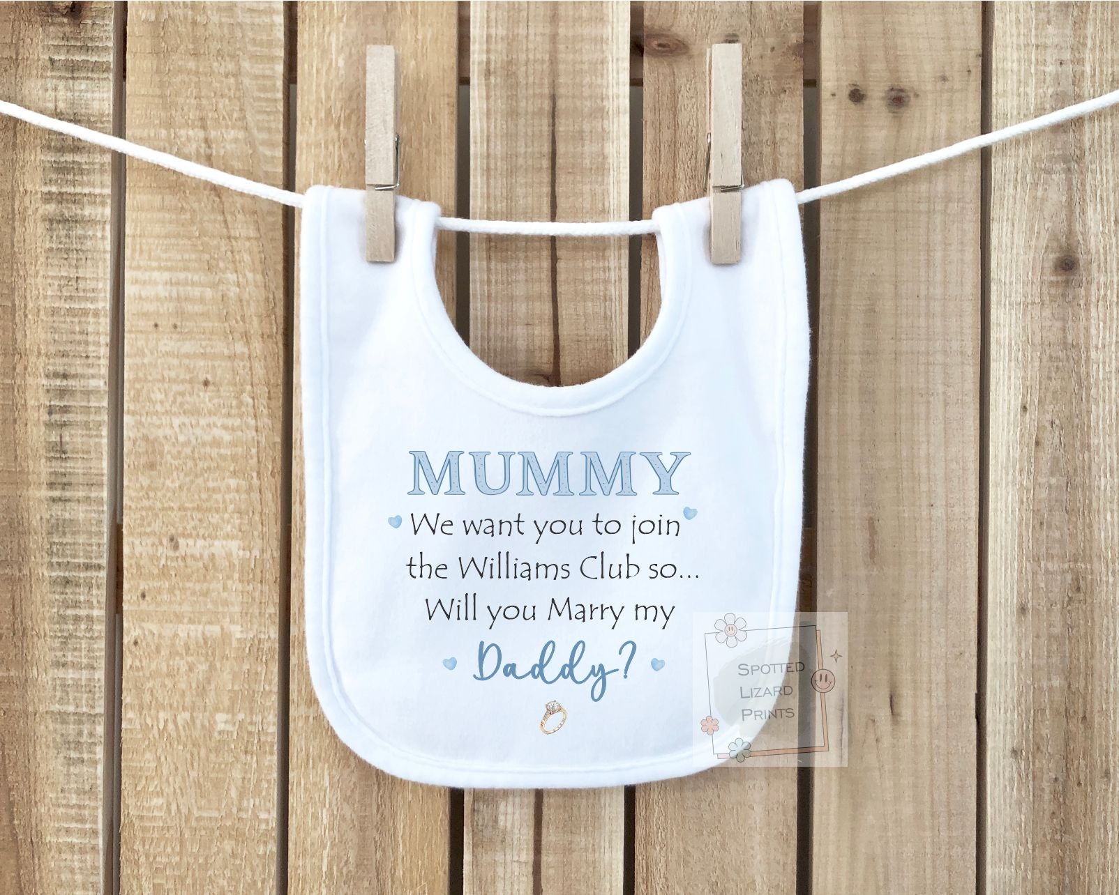 Will You Marry My Daddy Baby Grow | Personalised Proposal Baby Vest | Marriage Proposal Outfit | Engagement Announcement Engagement Idea