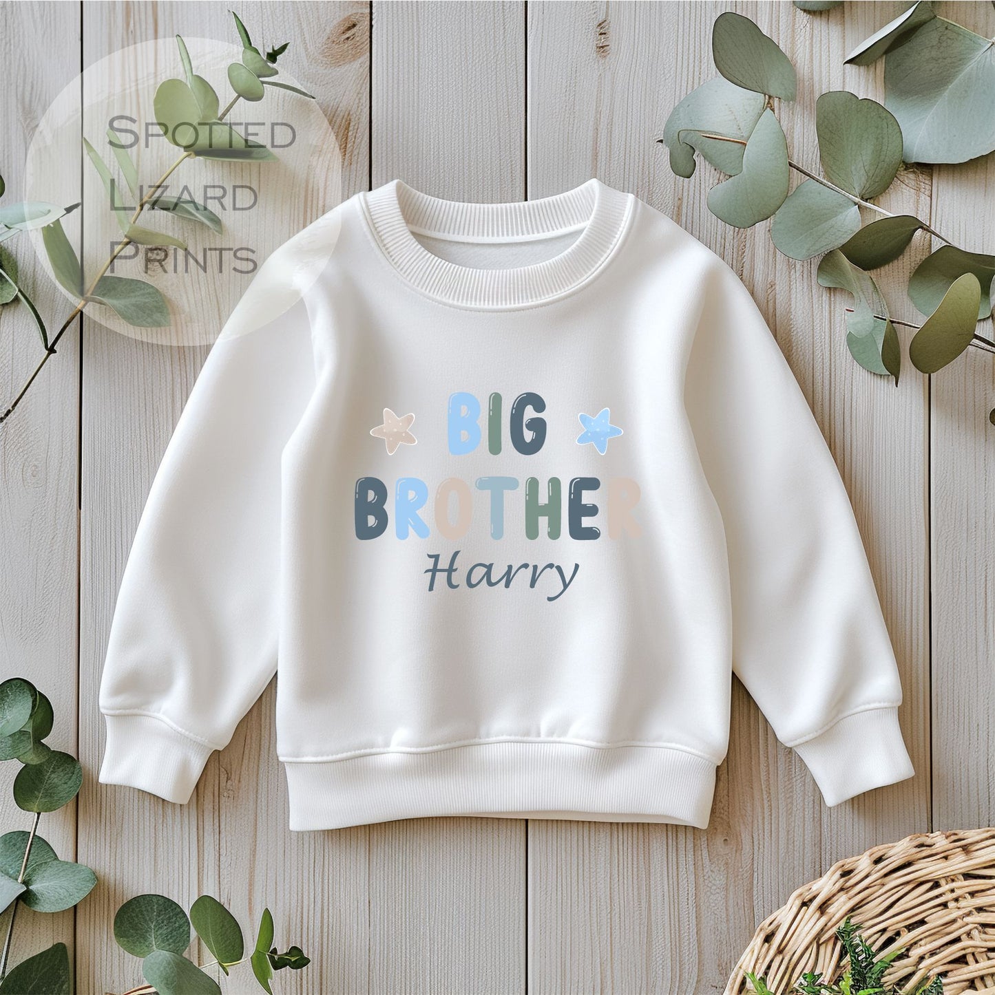 Big Brother sweatshirt. Personalised Kids Jumper. Going to be a Big Brother.