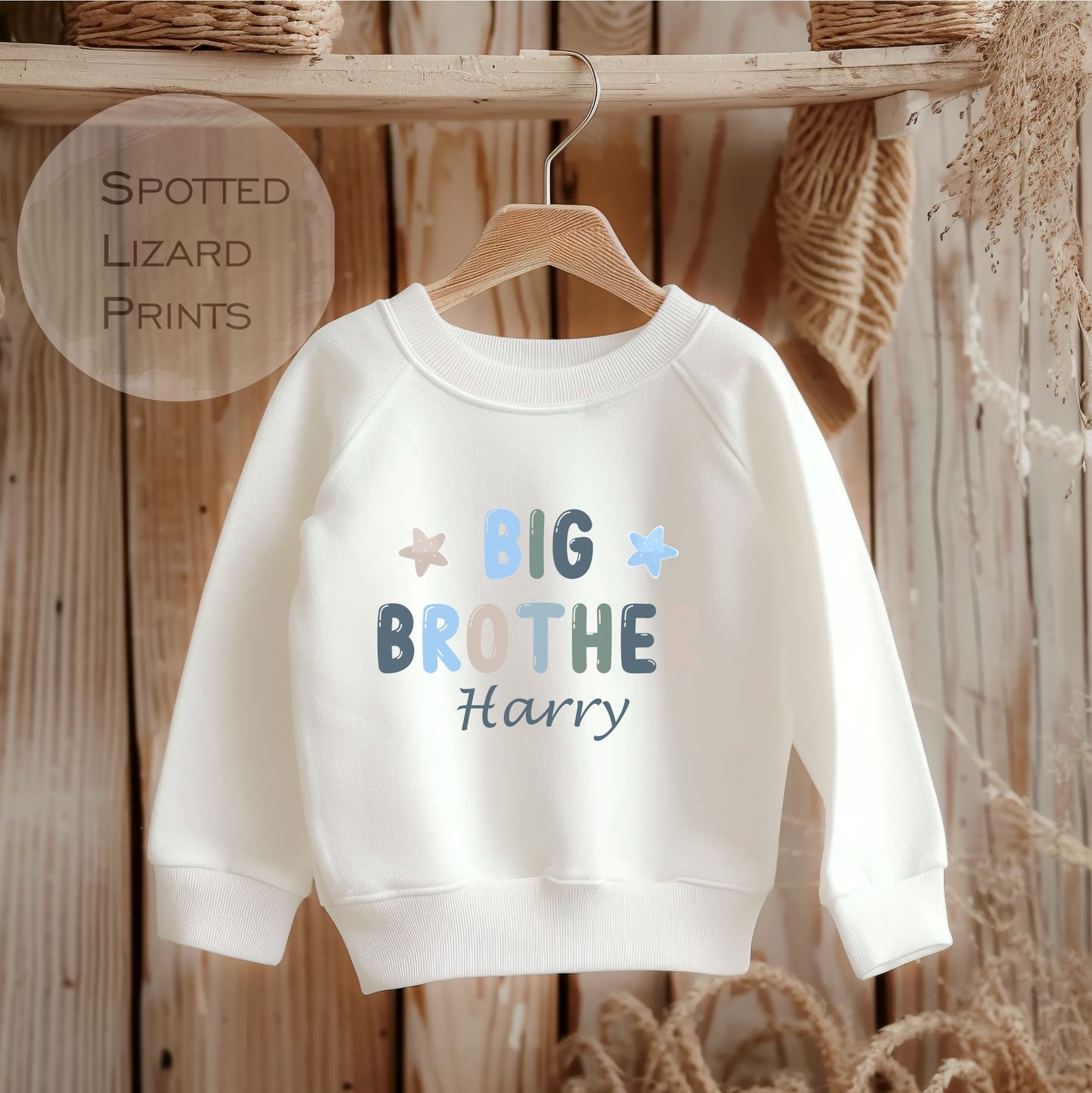 Big Brother sweatshirt. Personalised Kids Jumper. Going to be a Big Brother.