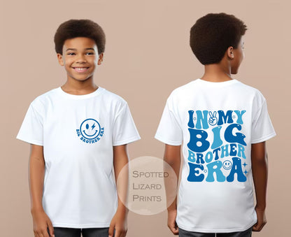 Big Brother Era T-shirt Big Brother Gift Sibling Announcement Promoted to Big Brother, Little Brother Era, Matching Sibling