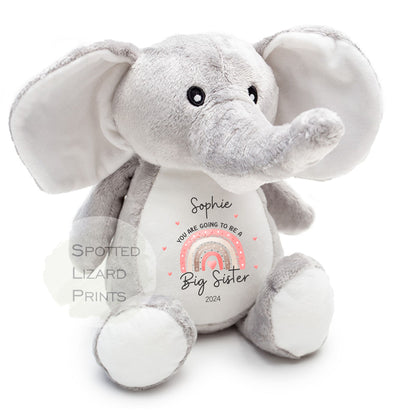 Elephant Baby announcement Teddy