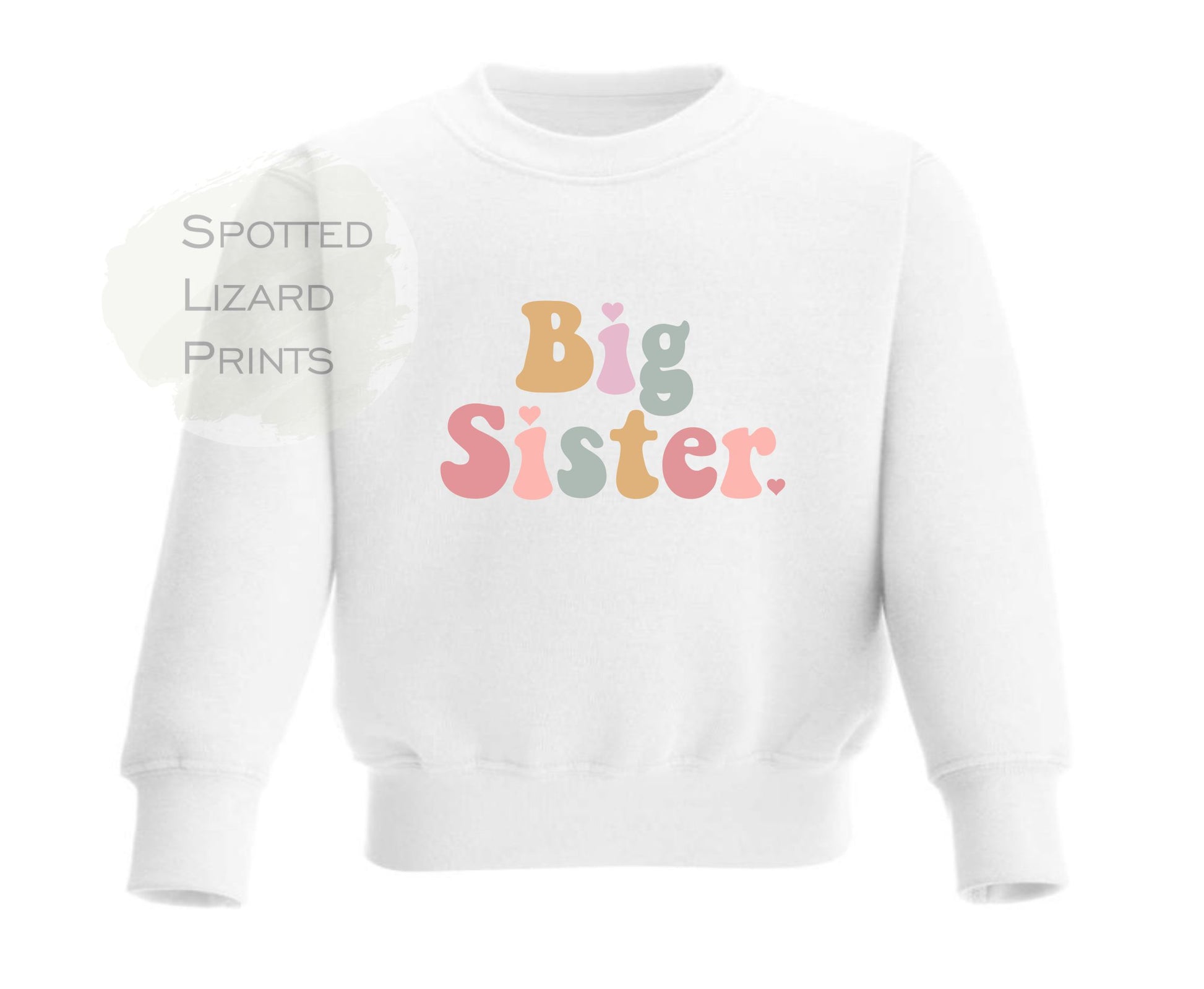 Big Sister sweatshirt. Personalised Kids Jumper. Going to be a Big Sister