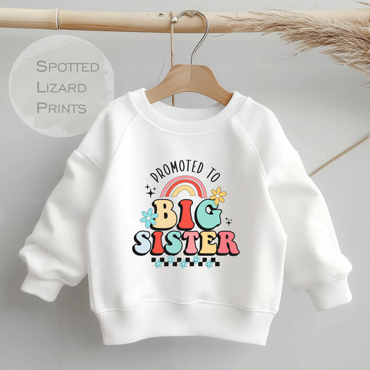 Big Sister sweatshirt. Personalised Kids Jumper. Going to be a Big Sister