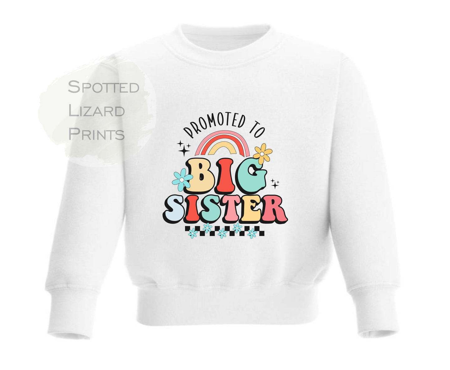 Big Sister sweatshirt. Personalised Kids Jumper. Going to be a Big Sister