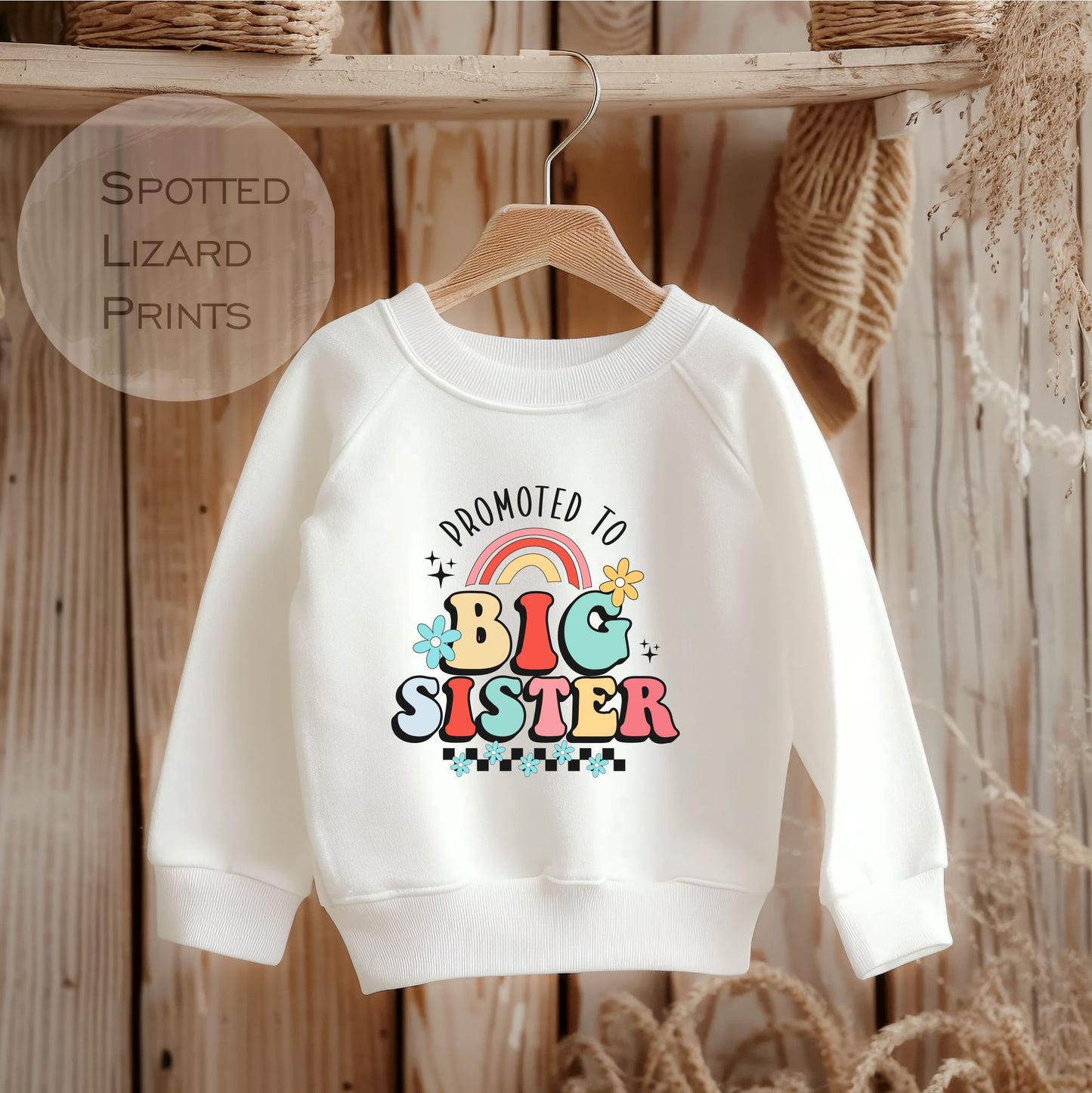 Big Sister sweatshirt. Personalised Kids Jumper. Going to be a Big Sister