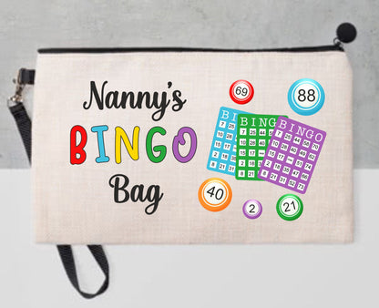 Bingo Bag, Personalised Bingo Gifts For Nan Auntie Mum, Bingo Dabber Pen Bag Pouch, Nan Birthday Gifts, Nanny Gifts, Gift For Auntie Friend