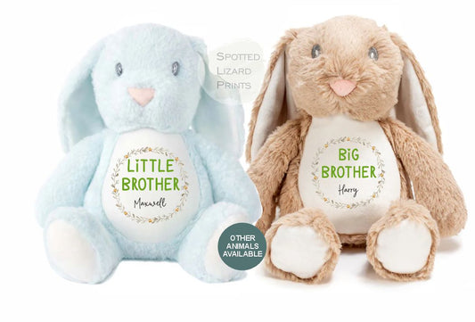 Personalised New Big Brother Bunny, Big Brother Announcement, Best Big Brother, Personalised Toy, Promoted to Big Brother, Little Brother