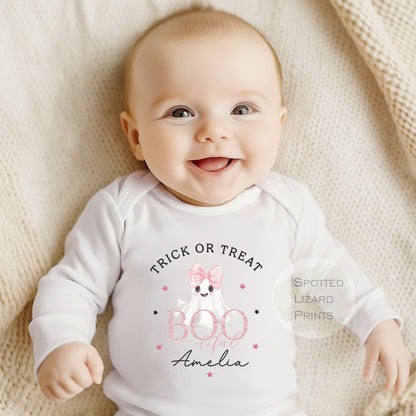 Personalised Baby Halloween Sleepsuit