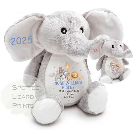 Born in 2026 soft toy. Personalised born in 2026 teddy