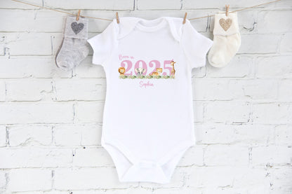 Baby vest personalised for 2025 new baby