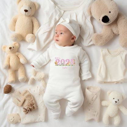 Born in 2025 coming home outfit personalised