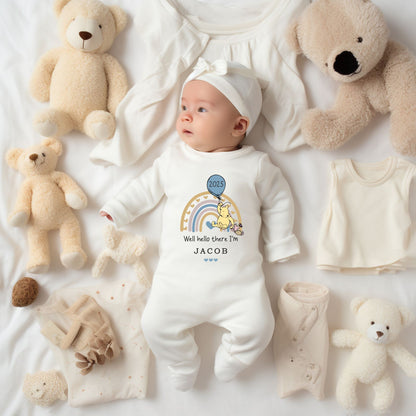 Personalised Winnie the Pooh 2025 coming home Romper