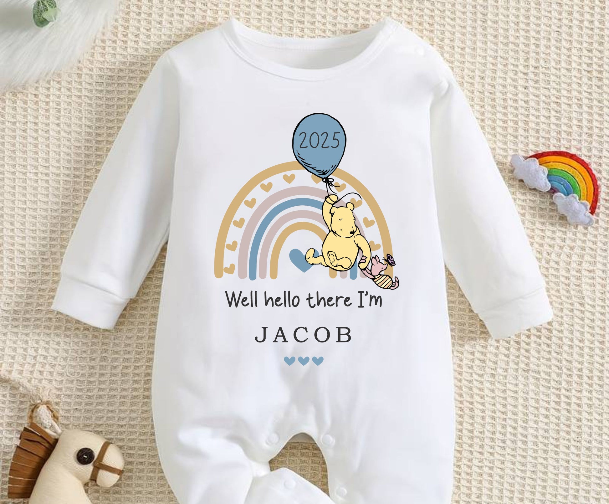 Personalised Winnie the Pooh 2025 coming home outfit